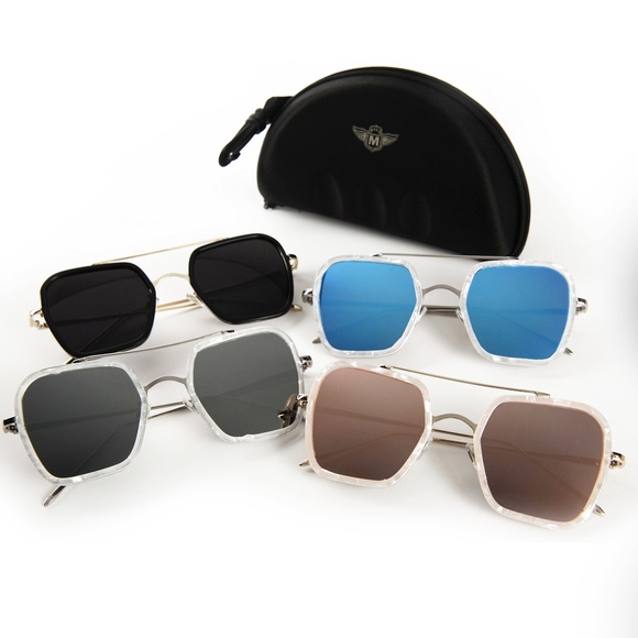 O2 Eyewear 92001 Rectangular Sunglasses(BK) - Picture 6 of 8